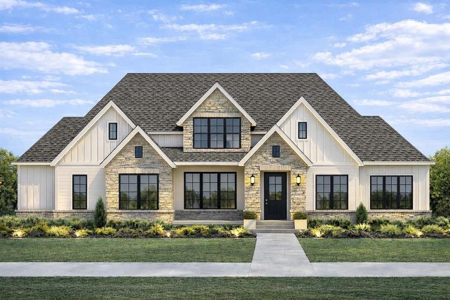 Listing photos include conceptual renderings intended to illustrate the proposed design. Exterior color selections may change and may not reflect the final completed home. Stunning new construction home located on a full acre in a private, gated subdivision in Springtown, Texas. This thoughtfully designed 2,831 sqft residence offers 4+ bedrooms and 3 bathrooms with an open-concept layout ideal for modern living. The spacious living area features a beautiful fireplace and flows seamlessly into the kitchen and dining spaces, perfect for entertaining. A 3-car garage provides ample storage and functionality. Enjoy the privacy and space of country-style living while still being conveniently located near town.