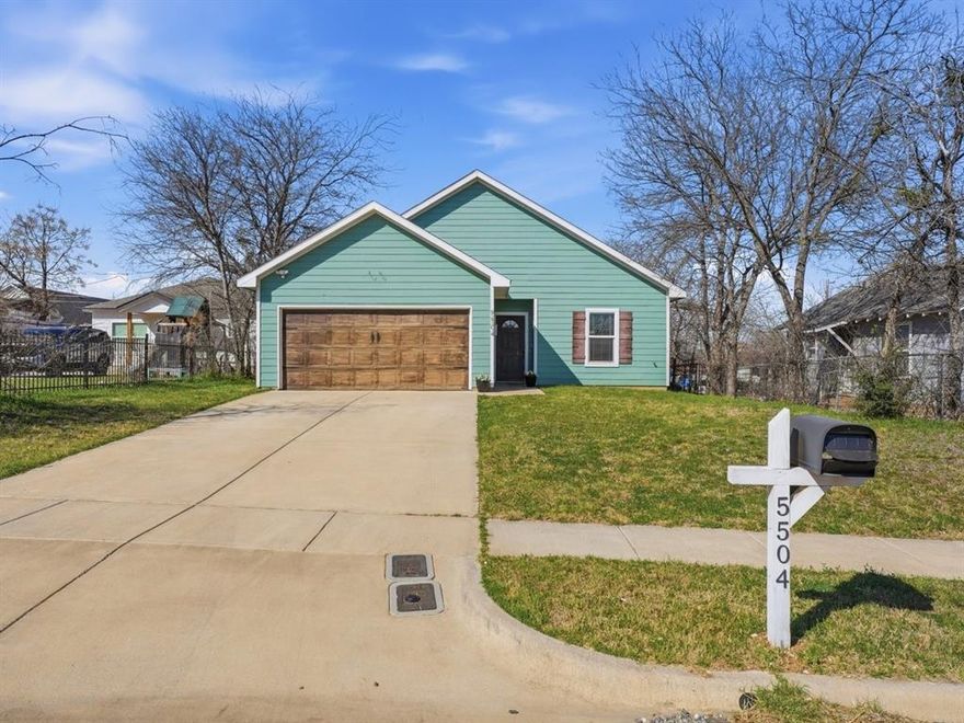 Lake Como area home near Arlington Heights in Fort Worth. Built in 2018, this Craftsman-style home offers 3 bedrooms, 2 bathrooms, and an open-concept layout with granite countertops and modern finishes. The spacious living, dining, and kitchen areas flow together for easy everyday living and entertaining. The primary suite includes a walk-in closet and private bath, while two additional bedrooms offer flexibility for guests or a home office. Enjoy a covered front porch, fenced backyard, and an attached two-car garage. Convenient Lake Como location just minutes to Camp Bowie, Lake Como Park, and a short drive to downtown Fort Worth. No HOA.