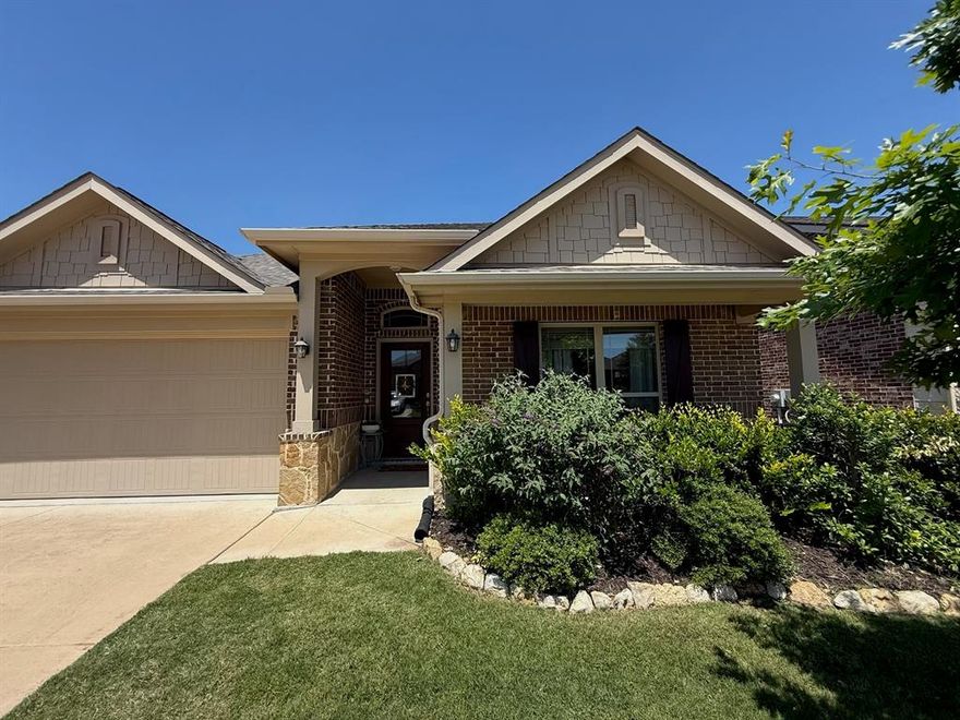 You’ll find refined suburban living in this beautifully maintained 4-bedroom, 3-bath residence nestled in a quiet northwest Fort Worth community. Built in 2019, this thoughtfully designed home showcases new carpet with upgraded Lifeproof padding, luxurious quartz countertops, custom painting throughout most of the home, expansive living spaces, exceptional closet storage, and a modern gas fireplace that turns on with the flip of a switch—offering both comfort and functionality with contemporary style. Backing directly to a tranquil greenbelt with no rear neighbors, the property provides a rare blend of privacy and connection to nature, along with direct access to neighborhood walking and biking trails. Wide sidewalks enhance the walkable feel of the community, while the backyard offers a peaceful retreat for relaxation or entertaining with serene nature views. Situated within the highly regarded Eagle Mountain-Saginaw Independent School District, including Copper Creek Elementary located INSIDE the community, and just minutes from Alliance Town Center, residents enjoy effortless access to shopping, dining, and daily conveniences. Nearby local favorites such as Hobby Lobby, Mardel, and Lupe Tortilla are just moments away, along with a variety of additional dining & entertainment options. The active HOA elevates the lifestyle with community events, visiting food trucks, a cool and refreshing resort-style pool, basketball court, amenities center, three maintained green spaces, a neighborhood park, and a serene hidden nature cove complete with a small waterfall. The neighborhood is known for its welcoming atmosphere and is especially festive during trick-or-treat season, creating an inviting environment that truly feels like home. With modern construction, scenic surroundings, exceptional community amenities, and an unbeatable location, this property offers not just a home—but a whole new lifestyle. Is this your perfect match?