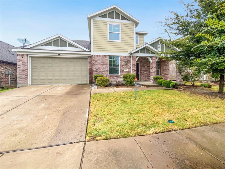 This beautiful home is the perfect place to call your own! With its natural color palette, fresh interior paint, and partial flooring replacement in some areas, you'll feel right at home. The living room is complete with a cozy fireplace and the kitchen offers a center island, nice backsplash, and good under sink storage. The master bedroom has a walk in closet and other rooms offer flexible living space. The primary bathroom has double sinks and good under sink storage. Step outside to the fenced in backyard and you'll find a covered sitting area - perfect for outdoor entertaining. This home has everything you need and more! Make it yours today! This home has been virtually staged to illustrate its potential.