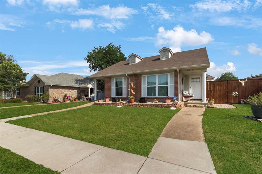 Looking for a happy place? Look no further than this charming half DUPLEX, bursting with sunshine & smiles! The CURB APPEAL sets the tone with a cozy FRONT PORCH that's perfect for watching the world go by. It's like having your very own secret garden! From the moment you step inside, you'll immediately notice the inviting atmosphere created by the abundance of NATURAL LIGHT & a soothing color scheme. Look at the special touches in this kitchen! The GRANITE countertops are exquisite & there is ample STORAGE in these stunning cabinets! The bedrooms are GENEROUSLY SIZED & you will love the SPA-LIKE bathroom with DUAL SINKS. You'll never have to wait your turn to get ready! Check out the serene SIDE PATIO! Tucked away from the hustle & bustle of daily life, it's a great place to unwind. And let's not forget the LOCATION! This premium spot offers convenience with easy access to SHOPPING, DINING, & ENTERTAINMENT. So come on in and fall in love!