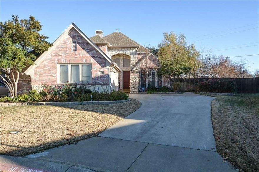Wonderful open floorplan plan in the desirable neighborhood of Arbor Glen. Features include ceramic tile downstairs, plantation shutters, island kitchen with breakfast bar, neutral colors, vaulted ceilings, great views of private landscaped backyard, bonus room, lots of storage, custom built in cabinets in garage. HOA takes care of front yard maintenance. Community pool and park. Minimum 2 year lease. Available immediately