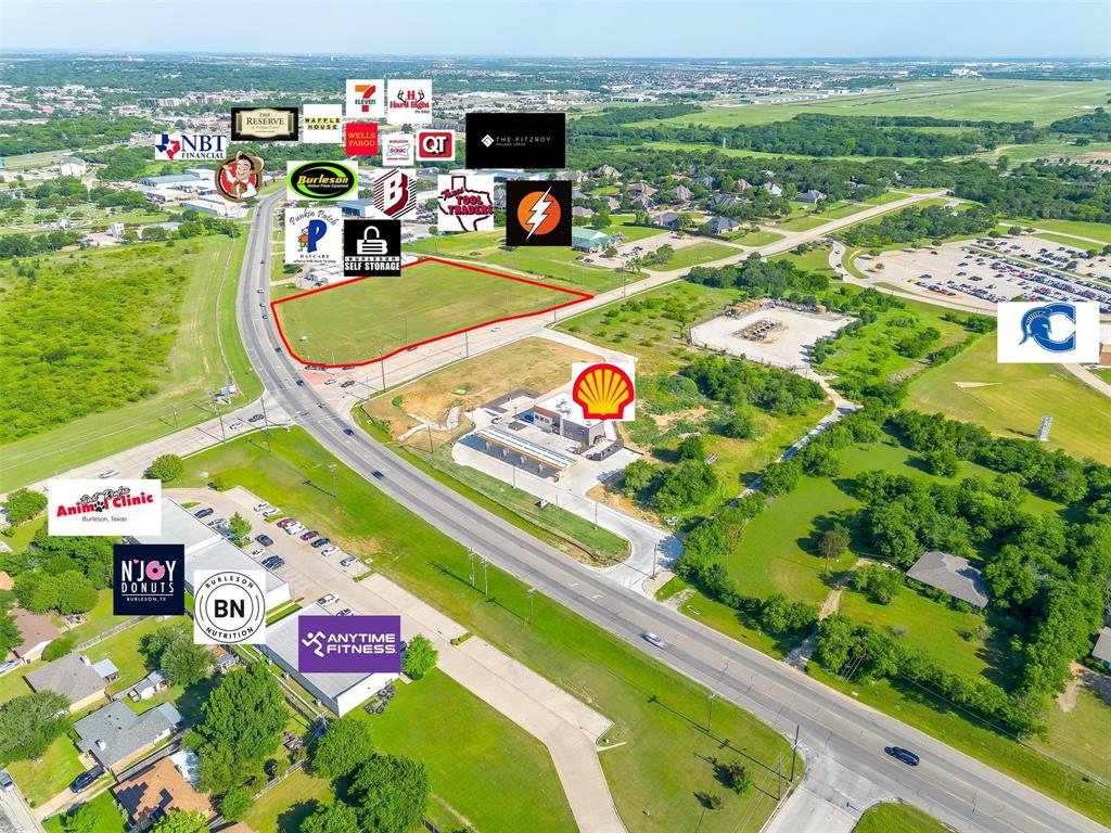 Prime Commercial Pad Site on High-Traffic E. Renfro in Burleson, TX. Don’t miss this rare opportunity to own 3.25 acres of commercially zoned land located on E. Renfro Street, one of Burleson’s most heavily trafficked corridors. This high-visibility site offers exceptional exposure and accessibility, ideal for a wide range of commercial uses. A Special Use Permit has already been granted, allowing for a flexible combination of retail and self-storage development—a valuable head start for investors and developers looking to capitalize on the area’s rapid growth and demand for mixed-use spaces. Key Features: Zoned Commercial with Special Use Permit in place, 3.25 Acres of developable land, Located on E. Renfro, a major artery with high daily traffic counts, Ideal for retail, self-storage, or a combination of both, and Surrounded by residential growth and established commercial developments. Whether you’re expanding your portfolio or developing a new business hub, this property offers unmatched potential in a rapidly developing part of Burleson.