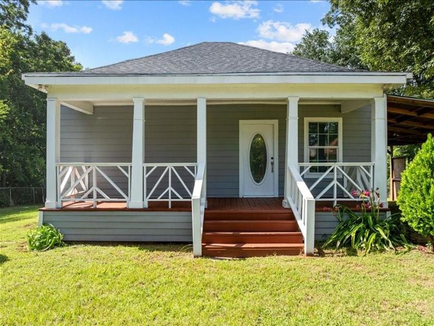 120 years young and still fabulous—this 1903 classic in Palestine’s historic district brings the vintage vibes and the modern must-haves. With a newer roof, updated HVAC, fresh windows, and pier-and-beam foundation work already done, the hard stuff’s handled so you can move in and start enjoying the good life.

From the charming front porch to the shady yard and wood siding, it’s full of curb appeal and character. Inside, you’ll find 1,254 sq ft of light-filled living space with just the right mix of original charm and room to make it your own.

Whether you're sipping sweet tea on the porch or exploring nearby downtown, parks, and the Texas State Railroad, this home is all about easy living with a story to tell. **Vintage vibes, updated where it counts—**and ready for its next chapter.