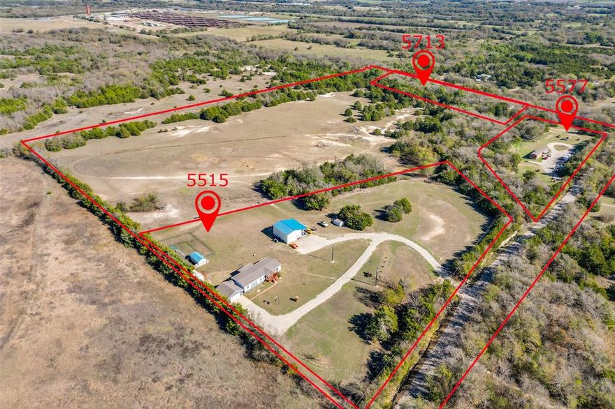Excellent investment opportunity in a current hotspot of development.  This property is ready and available to go.  Infrastructure services are available at other developments near this property.  All improvements will be removed including both manufactured homes, shop building, and storage buildings.  Two septic systems on the property, one aerobic and one conventional.