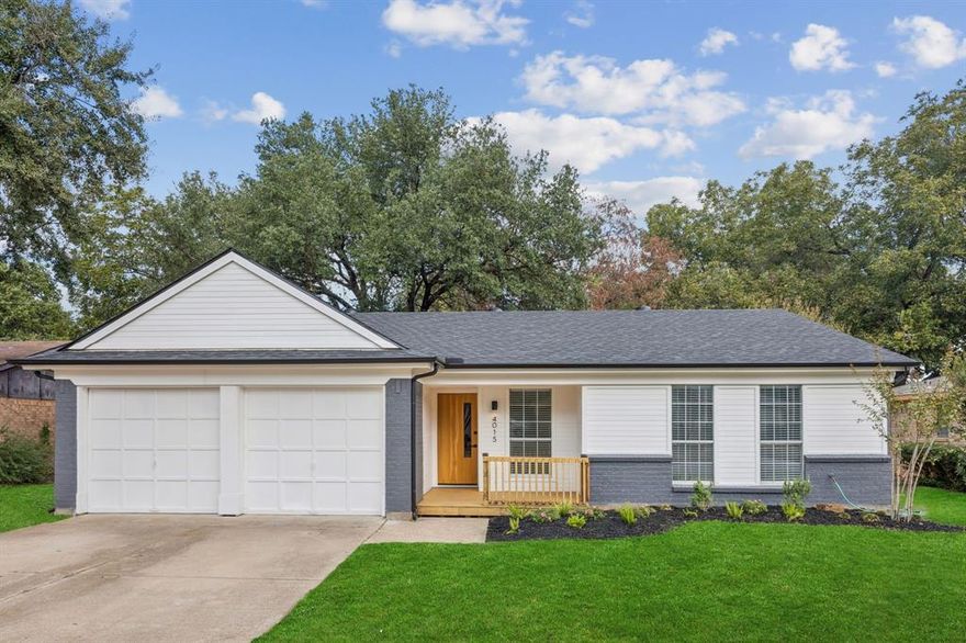 Welcome to this stunning 3 bedroom, 2 bathroom home in the desirable Oak Country neighborhood! Recently remodeled to perfection, this beautiful property boasts a brand new Class 4 roof and gutters, sleek new appliances, and an extra bonus room perfect for a home office or play area.

Located in the coveted Martin High School district, with Boles Junior High just a short 5-minute walk away, this home is ideal for families. Plus, enjoy easy access to I20 and all the top shopping and dining spots in the area. Downtown Fort Worth is just a 20 minute drive, offering the perfect blend of small town charm and city convenience.

Nature lovers will appreciate the proximity to Deaver Park and Cliff Nelson Park & Recreation Center, both less than 3 minutes away. Don't miss out on this fantastic opportunity to make this house your dream home!