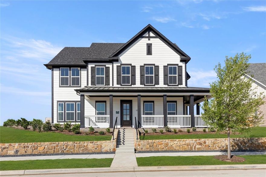 MLS# 20782648 - Built by Drees Custom Homes - Ready Now! ~ The garage in the back allows for the breathtaking front elevation.? The wrap around front porch will invite you to linger for as long as you like.? Inside feature showcases incredible detail to a dramatic curved staircase in front rotunda.? And the butlers pantry serving into the dining room will make entertaining easy. A must see! *The 3D tour in this listing is for illustration purposes only. Options and finishes may differ in the actual home for sale. Any furnishings shown are not a part of the listing unless otherwise stated.*