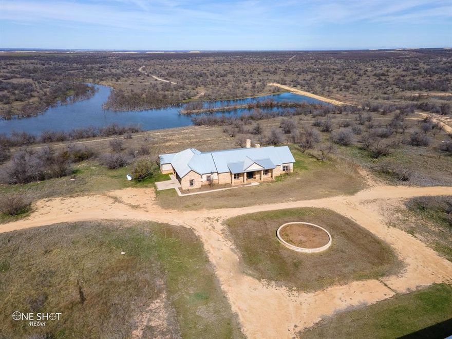 Welcome to the Tennison Ranch.  ~1875 acres located in the middle of some of the best deer hunting in Texas. The majority of the ranch falls in Shackelford Co. with ~one-third of the ranch in Haskell County.  Well managed for whitetail deer, that includes an intensive protein feeding program. The top trophy this season gross scored 171 in. BC. Top of the line deer blinds and feeders will convey.  Includes a beautiful custom 3,000+ square foot 5-3.5 home built in 2020 that overlooks a gorgeous lake. The ranch consists of native pastures and mesquite as well as other mixed brush species. It has not been grazed in several years and is in good condition. Food plots have been planted in the past as well.  The terrain is rolling and rugged. The ranch sits between 1550 and 1630 feet. Contains 2.3 miles of county road frontage. House and barn are tied to the local rural water service. The perimeter is low fenced and there are two electric gates located on the ranch. Truly one of a kind!