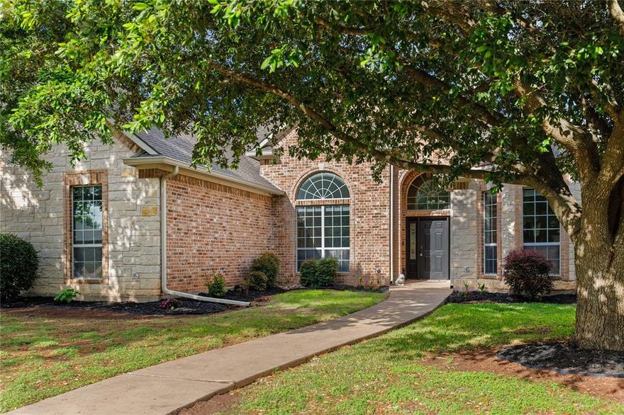 Spacious and beautifully maintained, this nearly 3,000 sq. ft. home offers 4 bedrooms, 3 full baths, and a versatile bonus room ideal for a home office, playroom, or gym. Nestled in a desirable neighborhood found within the Midway School District, it features a 3-car garage and thoughtful upgrades throughout such as a tornado shelter built into the Garage, a Centurion 30+ gun Safe located in the primary bath walk in closet, a Jack and Jill bathroom, and so much more. 

The heart of the home is a modern kitchen with granite countertops, ample cabinetry and countertop space. With the large living area and two dining areas this home is perfect for entertaining. You will find a floor to ceiling stone fireplace in the living area making it perfect for the cozy winter nights The primary suite is a private retreat with a jetted garden tub, an oversized separate walk in shower,  split closets providing generous storage and organization. A built-in 30+ gun safe adds peace of mind for secure storage, while a whole-home alarm system with water detection sensors in the guest bath ensures safety and convenience. 

Enjoy Texas living at its best from your screened-in back porch, ideal for morning coffee or evening relaxation. This property has been meticulously cared for and is move-in ready — offering comfort, functionality, and plenty of room to grow. This wonderful home is positioned on a corner lot with the garage entry coming from the side giving the front of your home a stunning appearance. The completely landscaped front and back yards make you want to rush home to relax and enjoy the beauty! You will find added storage in your own storage building found tucked away in the back yard! 

Ready to welcome its next owners, this home combines quality, space, and security in one exceptional package.