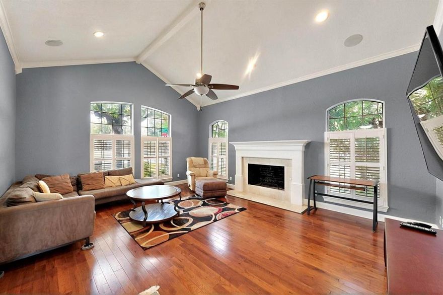 This charming and spacious 4-bedroom, 2.5-bath home is perfectly situated on a large corner lot in a quiet cul-de-sac street — just a short walk to both the elementary and junior high schools in the highly regarded Richardson ISD.Step inside to discover a thoughtfully updated interior featuring a modern kitchen with a large center island, sleek appliances, and plenty of counter space — ideal for entertaining and everyday living. The open layout flows into the inviting family room, highlighted by a soaring cathedral ceiling and generous space for gatherings.The oversized primary suite offers a peaceful retreat with a beautifully updated ensuite bath, complete with dual vanities and ample storage. Three additional bedrooms provide flexibility for guests, a home office, or a growing family.Outdoors, enjoy your own private oasis with an expansive backyard and an oversized pool — perfect for summer relaxation, weekend barbecues, and entertaining under the Texas sun.Additional highlights include updated bathrooms, stylish finishes throughout, and a prime location close to schools, parks, and local amenities. VERY MOTIVATED SELLER! BRING OFFERS!