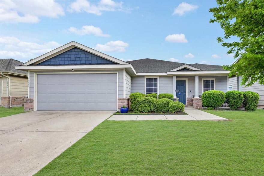 Conveniently located in Eagles Nest at Westridge, this charming one-story home features a thoughtfully designed layout. It offers a formal dining area, a spacious kitchen with a breakfast bar, and a welcoming living room highlighted by a cozy wood-burning brick fireplace. The bedrooms are generously sized, and the primary suite includes an ensuite bath with a separate soaking tub and a glass-enclosed shower.

Step outside to enjoy a lovely pergola attached to the home, plenty of grassy space, and a tall wooden fence for added privacy. The community itself is beautifully maintained and features a large public pool, a playground, convenient access to the nearby elementary school, and is only minutes away from Westridge Golf Course.