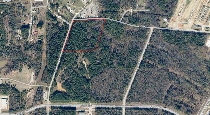 Introducing a prime opportunity for Commercial Land and Office investors at the corner of Crow Rd and Old Noonday Rd.  With C-2 zoning, this property provides flexibility for a range of commercial uses.
Total Acreage: 14.98ac. 
Usable Acreage: 7.98ac. 
Call broker for details regarding the encumbered acreage.  


Lots 1 and 2 also available for sale.
LOT 1 1.91ac - Usable Acreage: 0.80ac - $229,000. 
LOT 2 2.06ac - Usable Acreage: 0.63ac - $179,000. Contact broker for details!