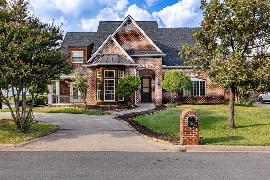 Welcome to this stunning, custom-built home in the prestigious Laurel Creek neighborhood. As you pull into the circular drive, the charming cedar shake siding and a custom wood front door invite you in. The main floor features brand new flooring and fresh paint, creating a bright and inviting atmosphere. Throughout the home, you'll find beautiful luxury vinyl floors and hardwood flooring upstairs. The kitchen is a true chef’s dream, featuring granite countertops, stainless steel appliances, and a commercial-grade Italian Verona gas stove. Step outside to discover a private oasis perfect for entertaining. The spacious yard overlooks a refreshing saltwater pool, which was installed in 2019. Don't miss the opportunity to own this exceptional property. Schedule your private showing with your favorite Realtor today!