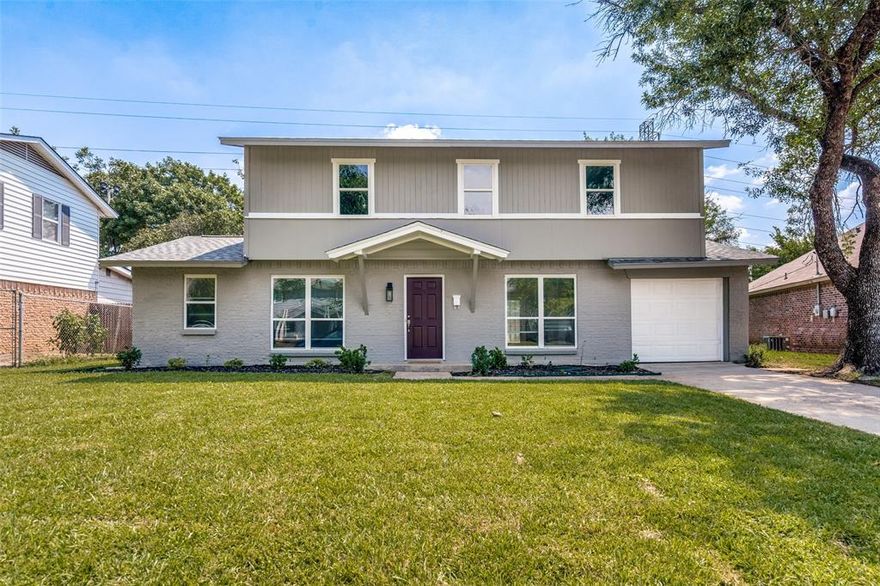 Welcome to 1202 Quill Drive! This beautifully updated home offers the perfect blend of modern upgrades and comfortable living. Featuring three bedrooms, three full bathrooms, two spacious living areas, and a dedicated dining room, this home provides a flexible layout ideal for families, entertaining, or work-from-home life. Step inside to find stunning new wood floors that flow through the entry and both living areas, while plush new carpet adds warmth to each of the bedrooms. The brand-new kitchen, completed in July 2025, features custom cabinetry, sleek countertops, and modern appliances—truly the heart of the home and designed for both everyday function and hosting guests. The home’s infrastructure has been thoughtfully updated, including a brand-new Class 3 roof installed in August 2025, a new AC and heating system replaced in 2024, and a new sewer line just completed in July 2025. The foundation was reinforced in 2018, ensuring lasting stability. Outside, a new 8-foot privacy fence creates a quiet, secure backyard space—ideal for relaxing evenings, pets, or weekend gatherings. Every detail has been considered, making this home not only beautiful but move-in ready. Don’t miss your chance to own this turnkey property in a desirable neighborhood!