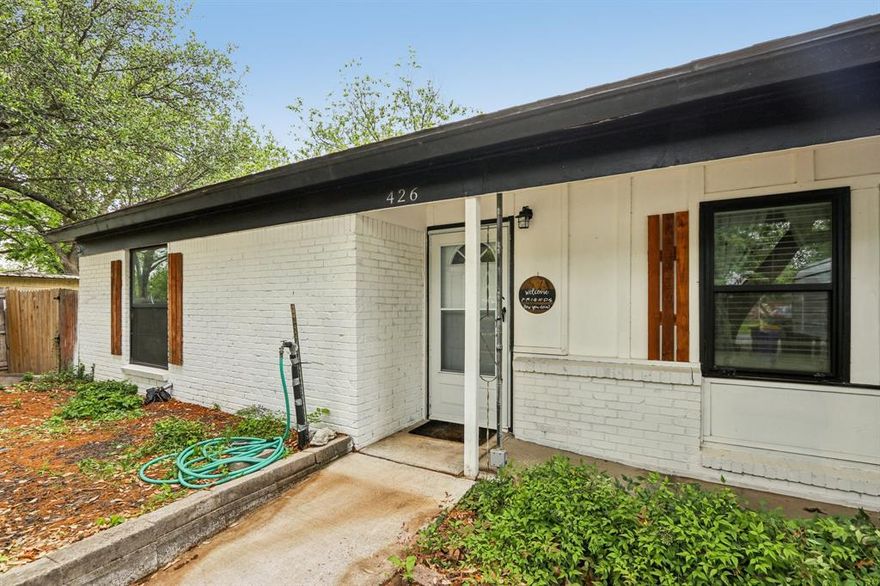 Click the Virtual Tour link to view the 3D walkthrough. This charming 3-bedroom, 1.5-bath home offers a comfortable and functional layout with an inviting open living and kitchen space. The eat-in kitchen provides a great spot for casual dining, while the living room features a cozy fireplace—perfect for relaxing evenings at home. Step outside to a large fenced backyard with storage sheds, offering plenty of space for hobbies, entertaining, or extra storage. Conveniently located with easy access to local schools, shopping, and dining, this home is a great opportunity you won’t want to miss! Discounted rate options and no lender fee future refinancing may be available for qualified buyers of this home.