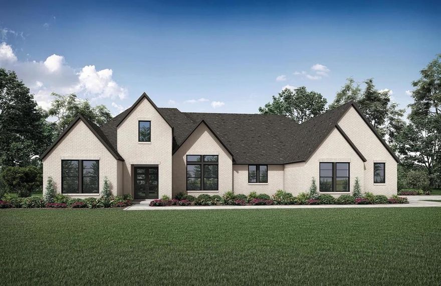 MLS# 21251613 - Built by Drees Custom Homes - Aug 2026 completion! ~ Come see this beautifully designed new construction, single story home set on a spacious one acre lot! The family room showcases a vaulted ceiling that extends seamlessly into the outdoor living area, which wraps around to the dining room. Perfect for effortless indoor or outdoor entertaining. A first floor media room and game room add flexible spaces for relaxation and gatherings, making this home ideal for both entertaining and everyday enjoyment.