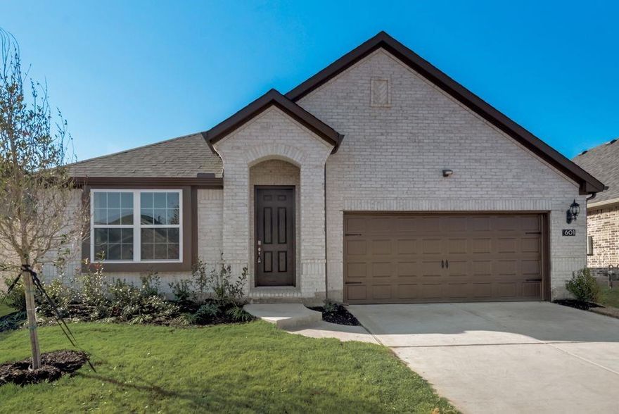 New build 2023 in Anna! Hardwood floors carpeted bedrooms, central great room with kitchen, dining and living room. All neutral colors, French doors, kitchen island, large fenced backyard with covered patio. Small pets only. $250.00 pet deposit $100.00 non-refundable pet processing fee per pet. $200.00 lease coordination fee due at lease signing. All PMI North Texas tenants are enrolled in the Resident Benefits Package (RBP) for $35.00 per month which includes credit building to help boost your credit score with timely rent payments, $1M Identity Protection, HVAC air filter delivery, utility connection concierge service, our best-in-class resident rewards program, and much more!