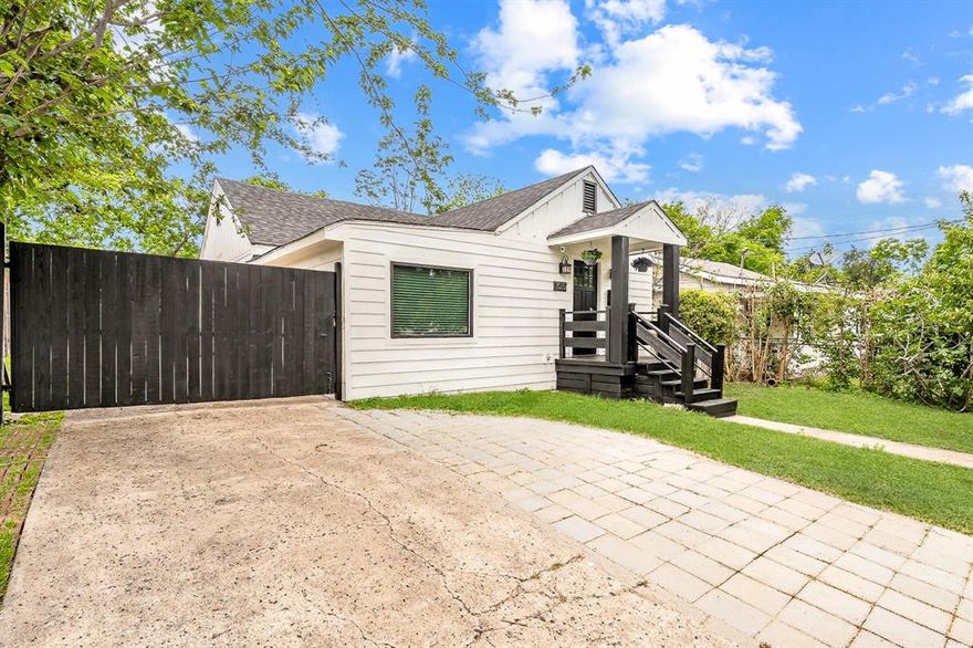 Charming Updated Cottage in Desirable North Oak Cliff – Just Minutes from Downtown Dallas Welcome to this beautifully updated cottage, nestled in the heart of North Oak Cliff, one of Dallas' most vibrant neighborhoods. Thoughtfully updated with modern conveniences, this  gem is ready to be the backdrop for new family memories. The kitchen, with its sleek cabinets, granite countertops, and Industrial stove with gas cooking, is perfect for preparing meals while staying connected with loved ones. The back patio and concrete drive has been added with entertaining in mind. With its warm charm and thoughtful updates, this home provides not just a place to live, but a place to thrive. Embrace the lifestyle of one of Dallas' most sought-after communities, where family, culture, and convenience come together. Don't miss the chance to make this lovable cottage your family's forever home!