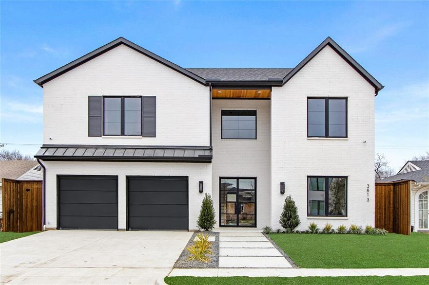 Situated in the heart of Midway Hollow, this exceptional 4,927-square-foot residence offers 5 bedrooms and 5.1 bathrooms, thoughtfully designed for refined yet functional living. Clean architectural lines, expansive windows, and soaring ceilings create light-filled interiors that feel both grand and inviting.

The open-concept layout seamlessly connects the main living areas, anchored by a sophisticated chef’s kitchen featuring custom cabinetry, premium appliances, and an oversized island. The kitchen flows effortlessly into the living and dining spaces, where large glass doors enhance the indoor-outdoor connection—ideal for both intimate gatherings and larger-scale entertaining.

Each bedroom suite offers privacy and comfort, while the primary retreat provides a serene escape with a spa-inspired bath and generous closet space. A well-appointed powder bath adds convenience for guests, and multiple living areas offer flexibility for work, play, or relaxation.

Thoughtfully curated finishes, layered textures, and timeless materials elevate every space. Ideally located near premier dining, shopping, and major thoroughfares, this Midway Hollow residence blends architectural presence with everyday luxury.