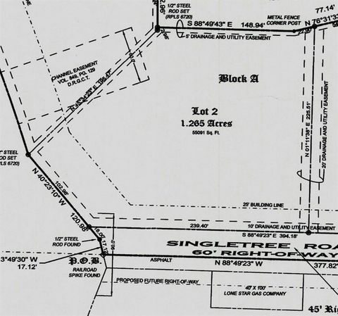 TBD Singletree & FM 1753 Denison TX 75021