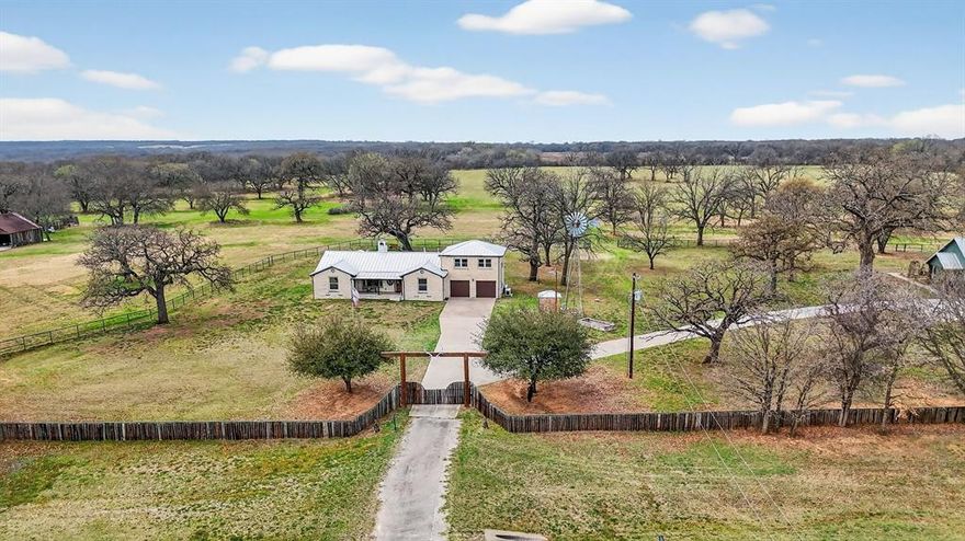 Escape to the beauty of North Texas with this stunning 165-acre ranch in Montague County, offering a rare combination of scenic landscape, versatility, and privacy. The property features rolling terrain dotted with mature spanish oak trees and numerous pecan trees, creating a picturesque setting ideal for a variety of uses. Perfect for hunting, recreation, or agricultural operations, the land provides excellent wildlife habitat along with open areas suitable for grazing or farming. Three ponds & natural springs are located throughout the property, providing water sources for livestock and wildlife while enhancing the natural beauty of the ranch.
Improvements include two homes, offering flexibility for a primary residence, guest quarters, or rental potential. Featuring high-end finish outs including sub-zero refrigerators, beamed ceilings, natural stone countertop & back up generator for each home.The main house has been completely remodeled. The barn provides space for equipment & storage.
With its diverse terrain, abundant trees, and multiple improvements, this property is an excellent opportunity for anyone seeking a working ranch, hunting retreat, or private country getaway in desirable Montague County only 1.5 hours from DFW.
Come experience the peace, privacy, and potential this exceptional ranch has to offer.