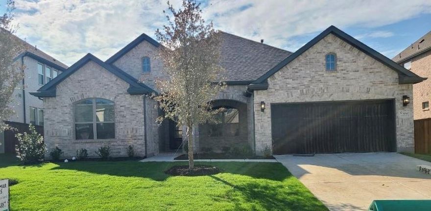 The Laurel floor plan features 4 bedrooms, 3 and 1 half bath and a 3 car tandem garage.  This stunning home features a spacious family room with vaulted ceilings, a wall of 8ft tall sliding glass doors leading to the covered back patio from the family room and a gourmet kitchen with two huge islands.  In the kitchen you will find a double oven, quartz countertops and white custom made wood cabinets.  The master bedroom includes a door leading to the outdoor patio and a vaulted ceiling.   A study and flex room round out the plan giving the entire family room to enjoy.