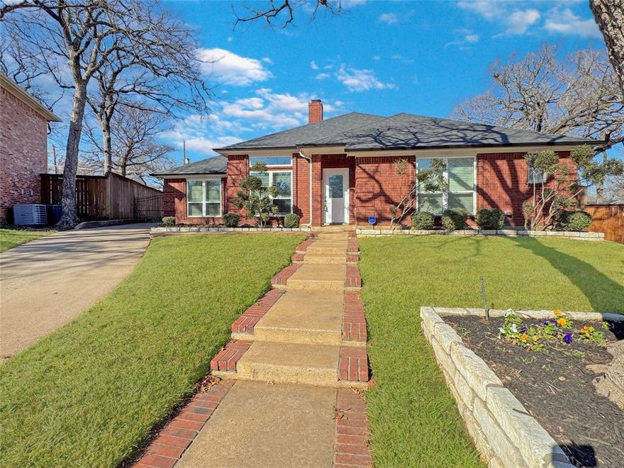 Welcome to 5502 Bradley Ct, Arlington – a one-family-owned gem in sought-after Kennedale ISD that has been meticulously maintained and thoughtfully updated. Nestled on a quiet cul-de-sac, this beautifully cared-for home offers a smart, flexible layout designed to fit today’s lifestyle. Recent updates provide both style and function, including new flooring, all new fixtures, updated cabinet hardware, fresh interior paint, and stunning granite countertops in the kitchen, primary suite, and second bath. The kitchen has been enhanced with new cabinetry and additional storage, creating the perfect blend of elegance and practicality. The built-ins throughout the home and double-sided fireplace make Bradley Ct, cozy & unique. You’ll love the versatile living spaces that adapt to your needs, whether it’s a formal dining area, home office, playroom, or second living space. The standout feature is the climate-controlled, all-season patio—ideal for a home gym, private office, hobby space, or hosting large family gatherings year-round. The all-season room is not included in the square footage. Huge trees, fresh landscaping and a garden house, small workshop, or storage space is extra handy. Location is everything, and this home delivers. Conveniently situated near major highways, you’re just minutes from DFW’s premier sports venues, entertainment districts, restaurants, cultural attractions, and major employers—all while enjoying the peace of an established tucked-away neighborhood. This move-in-ready home combines thoughtful updates, flexible living, and an unbeatable location—don’t miss it! We have received multiple offers; the sellers are closing the offer window at 5 pm, Sunday February 15, 2026.