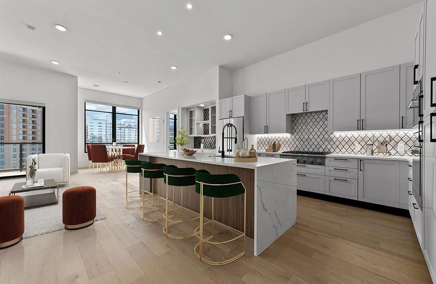 Boutique-inspired Penthouse with unseen interior finishes and customer service experiences exceeding anywhere else. Imagine ultimate luxury living in the newest boutique building in the heart of Uptown! This spacious two-bedroom penthouse features an elevated Thermador appliance package with double ovens & wine cooler, and expansive closets with custom millwork & shelving. Exclusive White Glove Services offered to Penthouse residents include: 2 reserved parking spaces, Priority Restaurant Reservations, Quarterly Floral Service, Bi-Monthly Housekeeping, Fridge Restocking, In-Home Package Delivery and Dry Cleaning Pick-Up & Drop-Off, Personal Concierge & Assistant Services, and twice-monthly pet grooming. If residents prefer to use their own groomer, the building will reimburse the invoice for your chosen provider. In addition, complimentary car service is available up to three times per month, such as to and from the airport. This floorplan is great for entertaining & features a large wet bar off the dining area and a large patio. Community features include: luxury pool deck with downtown views, refreshment bar, fire pit, 24 hour concierge, valet services, dog run & wash, private cabanas, private work and meeting rooms, 24-hr health club with virtual fitness & yoga lawn, bicycle storage & electric car charging stations. Additional monthly fees of $250 cover the amenity fee, internet, trash & pest control. PLEASE NOTE: List price reflects current special of 4 weeks free SELF-PRORATED over a 13-month term. Market rent is $8,904. The incentive in place allows the tenant to receive the first full 4 weeks free with move-ins on a 13-month or longer lease term. The special is taken upfront and the list price is reflective of the net effective rate with tenant self-prorating over a 13-month term. Rental Rate $8,904. No Government Housing Vouchers or Airbnb accepted