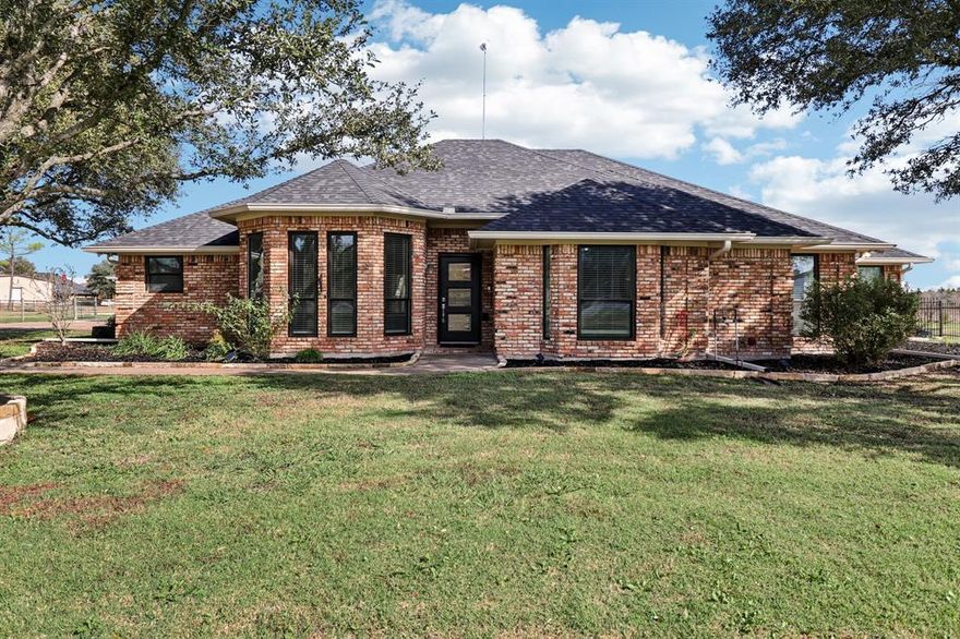 Move-in ready horse property with incredible upgrades in McLendon-Chisholm—set on a quiet, private 2.5-acre lot just minutes from all that Rockwall has to offer. This fully updated home features new HVAC systems, new water heaters, a roof replaced within the last year, concrete soffits and fascia, and all new gutters. A whole-home propane generator powers the house, pool, and shop for up to 2.5 weeks. The garage also includes a 4-person tornado shelter for added peace of mind.

Inside, enjoy new granite throughout, two full kitchens, and all bathrooms remodeled within the last two years. The home also features all new energy-efficient double-hung windows and doors. There are two spacious primary suites with private en-suite baths, oversized showers, and a jet tub, along with three additional guest bedrooms, one of which includes a large safe with gun racks inside the closet.

Outside is where this property truly shines for horse lovers—fully fenced and cross-fenced, with a 60x40 shop featuring three bay doors, a full bathroom, loft, and two horse stalls. The turfed backyard and fenced saltwater pool (all equipment under two years old) are surrounded by custom-carved stone and a large covered patio, perfect for relaxing or entertaining. An oversized 2.5-car garage completes the property.

Enjoy the peaceful feel of country living with the convenience of shopping, dining, schools, and entertainment just minutes away in Rockwall—a rare blend of privacy, luxury updates, and equestrian-ready functionality.