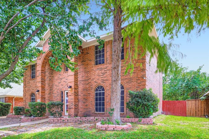 Welcome to this spacious 4-bedroom, 2.5-bathroom home located in the desirable Eldorado Heights community of McKinney. Tucked into a quiet street, this home offers a functional layout with all bedrooms conveniently located upstairs, including a generous primary suite featuring dual sinks, a soaking tub, a glass-enclosed shower, and a large walk-in closet.

Downstairs, enjoy comfortable living and entertaining with multiple living and dining spaces that flow into the fenced backyard and patio—perfect for outdoor relaxation or gatherings.

As a resident of Eldorado Heights, you'll enjoy access to community pools, playgrounds, and scenic walking trails, with nearby parks and top-rated McKinney ISD schools just minutes away. Easy access to shopping, dining, and major highways adds to the appeal.

Don’t miss the opportunity to own a home in one of McKinney’s most established and welcoming neighborhoods!

Discounted rate options and no lender fee future refinancing may be available for qualified buyers of this home.