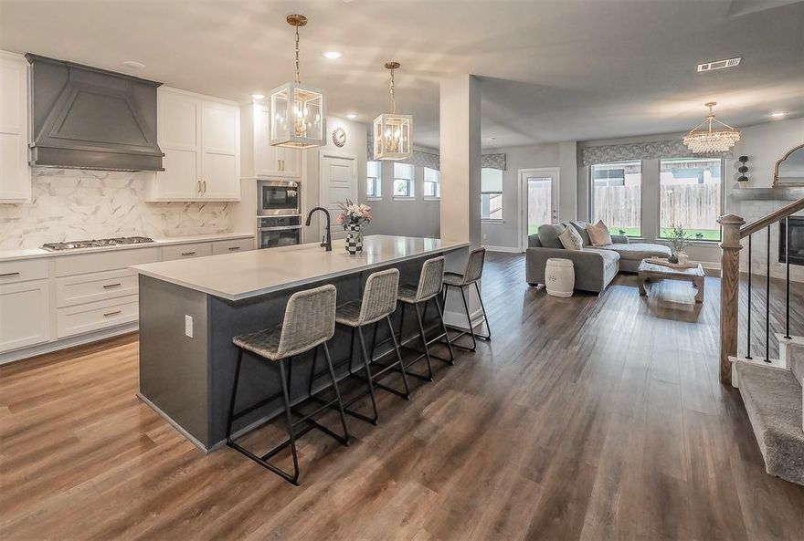 Built by David Weekley Homes in 2021 this home nestled in Tavolo Park offers five bedrooms, four bathrooms, a separate study, and three living areas. The interior features countless upgrades, including custom built-in cabinetry, decorative picture molding, designer lighting and plumbing fixtures, extended kitchen cabinets to the ceiling with a custom vent hood, and ample storage in bathroom cabinets complete with a sunken shower in the primary bath. One upstairs bedroom features an ensuite bathroom for those requiring extra privacy. Outside, you will find a large covered living area and a fully turfed backyard ready for entertaining. 

Tavolo Park provides a convenient commute to downtown Fort Worth and access to excellent schools and the shops at Clearfork. While Benbrook Lake and the Trinity Trails are a stone's throw away, the community itself offers walking paths, a pond, and a resort-style pool with an amenity center if you prefer to stay closer to home. 

Welcome home to Tavolo Park!