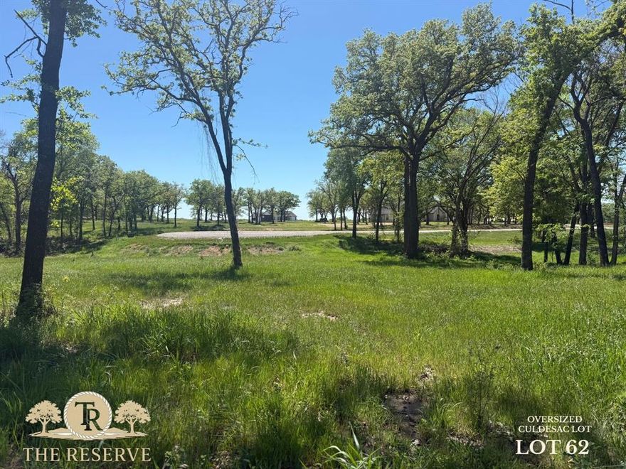 Welcome to The Reserve at Taylor Ranch, Your Private Slice of Parker County Paradise. This exceptional large acreage lot is rare and iconic with well manicured large trees in place and ready for your build project! Nestled in the quiet countryside of Springtown and within the coveted Weatherford ISD, offering a rare opportunity to own acreage tracts that balance privacy, beauty, and freedom, all just minutes from town. Ranging from hilltop parcels with sweeping views to shaded, wooded retreats;  each one unique and full of potential. With rolling topography that rises nearly 90 feet, the backdrop is breathtaking, offering unforgettable Parker County sunsets and a peaceful rhythm of life that feels miles away from the noise, yet only 20–25 minutes from Weatherford and close to Springtown’s local dining, shopping, & amenities. The Reserve is a true escape, a neighborhood that prioritizes privacy, space, & quality. Build your dream home on your timeline with deed restrictions, no HOA, and the freedom to create a lifestyle that suits you. Enjoy underground electricity, no water bills, well and septic-ready lots, & Next Link Fiber Optic Connectivity, all while being nestled in a quiet community. It’s the kind of place where neighbors wave, stars shine brighter, and the land works with you, not against you. The Reserve at Taylor Ranch isn’t just a place to live, it’s a place to belong. Evenings here feel like stepping back in time, where you can wander under wide Texas skies, catch lightning bugs in the dusk, and enjoy the kind of quiet that lets you hear the breeze through the trees. This is your invitation to slow down, spread out, and savor the simple moments. Come walk the lots, take in the views, and imagine the possibilities. New single-family construction must have a minimum of 1,700 square feet. No Barndominiums.
