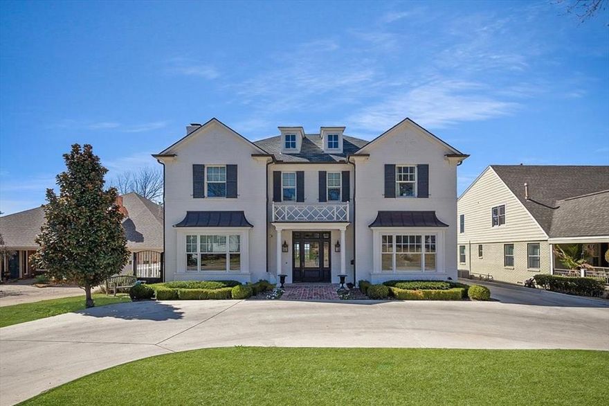 Tucked away on a private cul-de-sac, this stunning home by Doug Brooks offers sweeping bluff views and impressive craftsmanship throughout. Just steps from TCU’s baseball and track and field complex and conveniently located near Colonial Country Club, this home blends luxury and location. Inside, soaring vaulted ceilings and expansive windows fill the home with natural light, highlighting the rich woodwork and spacious design. The beautifully appointed kitchen and dining area are ideal for everyday living and entertaining. All bedrooms are located upstairs, each generously sized and thoughtfully designed. The main level offers two inviting living areas, while a third-floor playroom adds flexibility. Curb appeal, quality finishes, and unique amenities—including your own pickleball court—make this home truly exceptional.