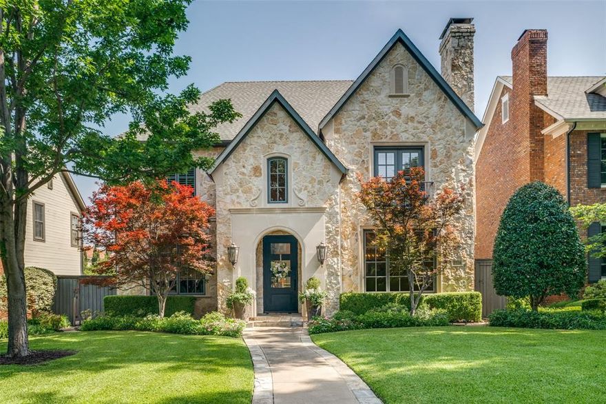 This wonderful University Park home combines classic architecture with modern updates, creating a place that’s both elegant and inviting. The first floor welcomes you with a generous entry and flowing layout including formal living and dining areas, a cozy study with built-ins, and a marble kitchen that opens to the breakfast nook and family room with fireplace. From here, French doors lead to a covered patio with its own fireplace, overlooking the pool and lush landscaping - a perfect spot for entertaining or quiet evenings.

Upstairs, the primary suite is a calming retreat with an updated bath, and three ensuite bedrooms each offer walk-in closets. A spacious game room provides additional living space, while the third floor adds flexibility for a guest room, workout studio, or bonus lounge.

Beautiful hardwoods, thoughtful storage, updated systems (including a new HVAC zone in 2025), and zoning to Boone Elementary make this home a rare blend of timeless style and everyday comfort, right in the heart of University Park.