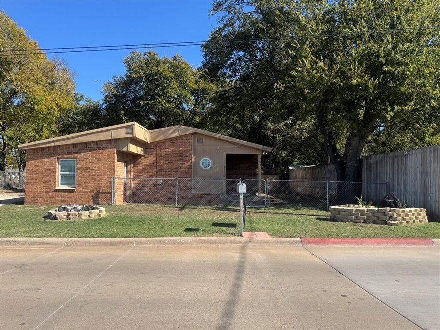 Price includes utilities and landscaping! Nice new luxury vinyl plank flooring in this move-in-ready home just a few blocks from the Historic Granbury Square. This tw0-bedroom two-bath home has a large kitchen with plenty of cabinets and counter space! Located within walking distance to the historic Granbury Square. This property is in -a prime location. Quick access to Highway 51, Highway 377, and 144. Take a tour today!