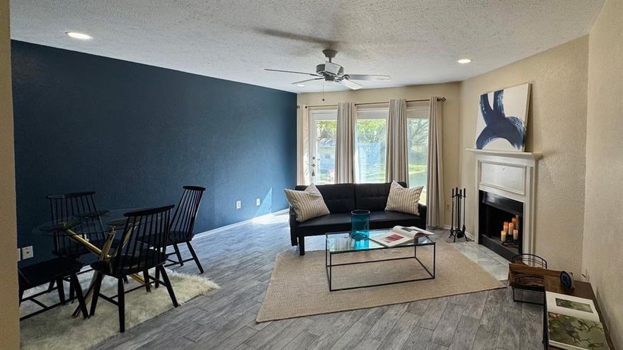 Highly upgraded unit with an ensuite bath for each bedroom plus a separate downstairs powder room for guests!
The Best of Oak Cliff at Your Doorstep!
Location is everything, and this condo puts you at the epicenter of Dallas’s most vibrant culture.
Bishop Arts District: Just 3 miles away, you’ll have instant access to world-class dining, eclectic boutiques, and the city's best live music and nightlife.
Outdoor Enthusiast’s Dream: Take a short stroll to the historic Stevens Park Golf Course or head just over a mile to the Coombs Creek Trail for biking, jogging, and scenic walks.  Elevate your lifestyle in this highly upgraded 2-bedroom, 2 and a half bathroom condo.  Nestled in a serene, canopy-covered community, this home offers a spacious, split-bedroom floor plan designed for all.  Step into an expansive open-concept living space where natural light pours in, highlighting the designer finishes. The heart of the home is the chef-inspired kitchen, boasting sleek solid-surface countertops and stylish shaker cabinetry that offers ample storage for the culinary enthusiast.
When the Texas heat arrives, head over to the sparkling community pool—located just steps from your front door—to cool off and relax. With nearby parks perfect for your four-legged friends, this pet-friendly community truly offers the best of both worlds.  Grocery runs are a breeze with the brand-new Sprouts Market nearby, and downtown Dallas is a quick 5.3-mile commute.  The well-established HOA provides a true lock-and-leave lifestyle, covering exterior maintenance, structural insurance, lush professional landscaping, and most utilities including water, sewer, and trash.