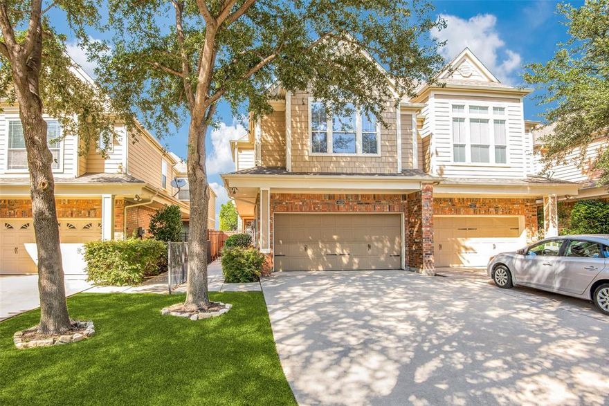 Beautifully updated single-family attached home in a prime Dallas location with a spacious, functional floor plan designed for everyday living and entertaining. This 3-bedroom, 2.1-bath home features abundant natural light, hardwood floors, an updated kitchen, generously sized bedrooms, and a large backyard with a covered porch perfect for relaxing or hosting guests. The oversized primary suite offers dual sinks, a large walk-in closet, and plenty of space to unwind. Conveniently located near Love Field, the Dallas North Tollway, shopping, dining, and more.
