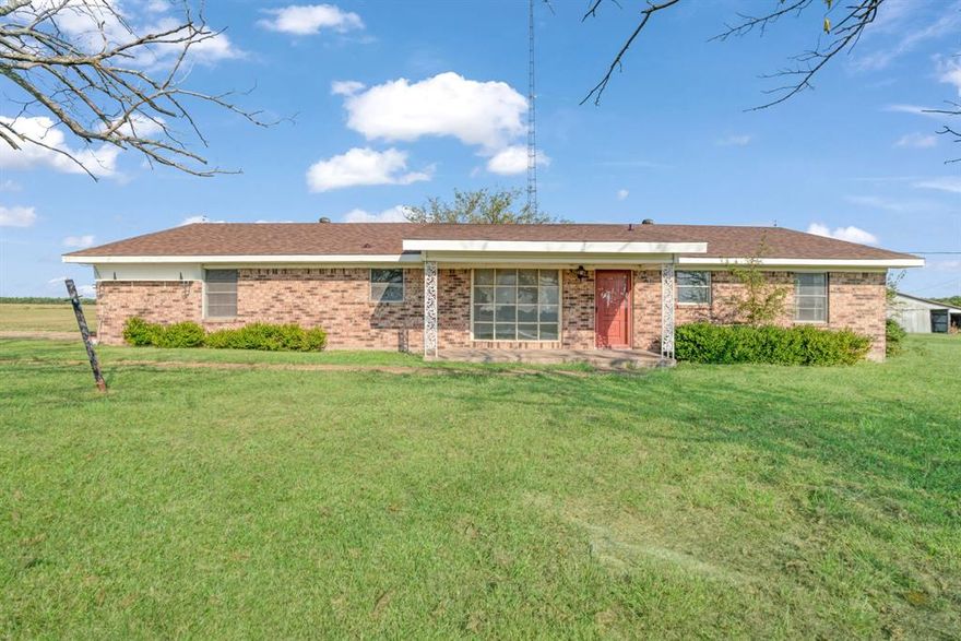 Country Home with 1.5 Acres in Cooper, TX
?Welcome to this charming ranch-style home located on Highway 24 in Cooper, TX. This 3-bedroom, 2-bathroom home offers a functional layout with a spacious family room, perfect for gathering with loved ones. The kitchen flows nicely into the living areas, while the large windows provide plenty of natural light throughout.
Step outside to enjoy a covered back patio overlooking the peaceful 1.5-acre property, giving you plenty of space to relax or entertain. The home also features an attached two-car garage for convenience.
With its excellent location on Highway 24, you'll have easy access to town while still enjoying the privacy of county living. 
This property is full of potential and ready for you to make it your own!