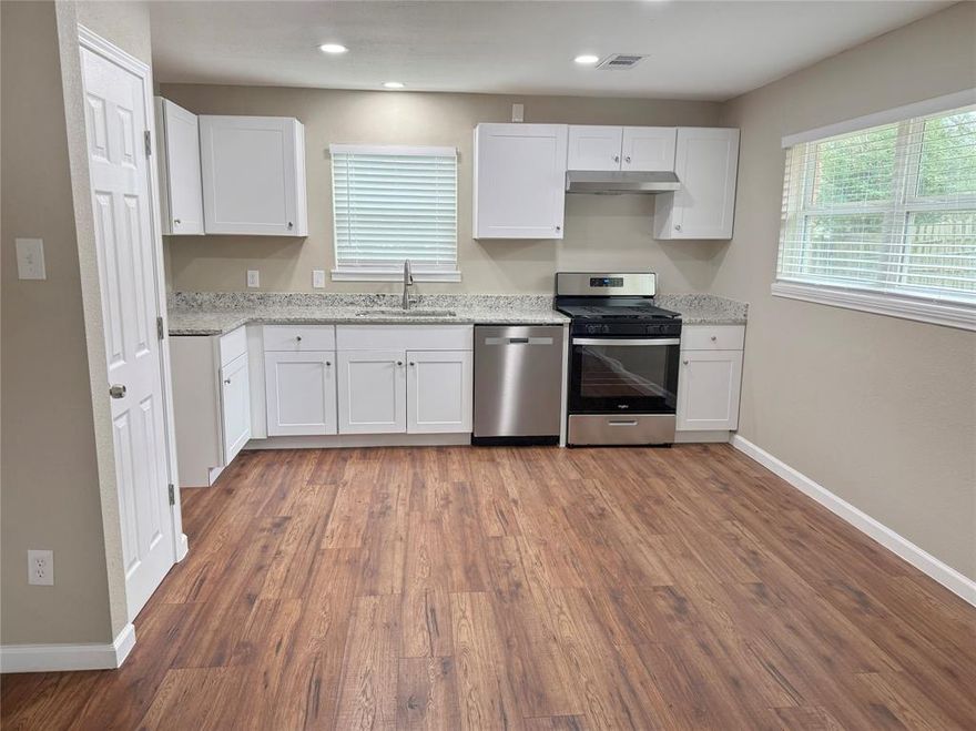 WOW!  Too much to list here, but you won't believe this remodeled ranch style beauty in quiet established neighborhood!  Seller has replaced roof, windows, flooring, tile, fixtures, cabinets, appliances, and more! Awesome open floorplan with tons of closet space. Home features an eat in kitchen, beautiful modern baths and a large backyard and front yard too! Owner occupied, nonprofit buyers, and government institutions only for the first 30 days.  Investor offers will be reviewed starting day 31.  Sellers will review offers after the property has been on the market 5 days.   Buyer and Agent to verify all information herein.