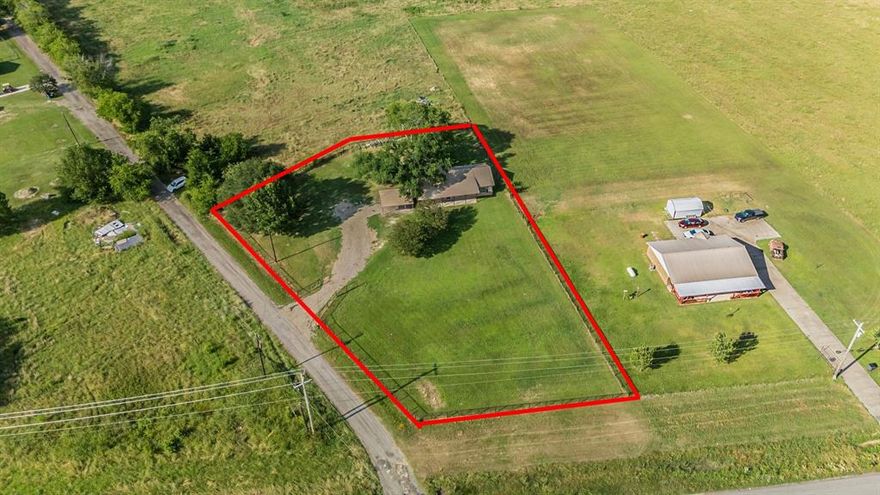 Dreaming of a home where the kids, dogs, goats, and maybe even that one rogue chicken can roam free? Well buckle up, because this fully pipe-fenced paradise might just be your next address.

This adorable 3 bed, 2 bath beauty has a layout that makes sense — the primary bedroom is on one end of the house for maximum peace and quiet read: escape, and the other bedrooms are down yonder, perfect for kids, guests, or that in-law who swears it’s just for the weekend.

The bedrooms are spacious, with walk-in closets big enough to hide holiday decorations or all the stuff you panic-stash when company comes over.

The kitchen, living, and dining spaces are wide open and ready for everything from pancake breakfasts to dance parties while cooking dinner.

Updates? Oh yeah. New flooring in the bedrooms. New tub-shower combo in the guest bath. Fresh paint throughout. And a shiny metal roof that says, -I can handle Texas weather. Bring it.

Located between Point and Emory — but closer to Emory, in case you like your directions with a side of precision.

Come check it out and picture all the chaos, laughter, and memories just waiting to happen here. This one’s got charm, space, and a fence ready to keep the kids in and the critters safe.