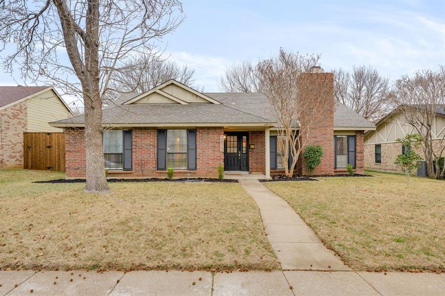 Welcome to 2812 Carnaby Lane, an updated single-story 3-bedroom, 2-bath home offering 1,803 sq ft of inviting living space and stunning curb appeal. From the moment you step inside, you’ll feel the warm and welcoming atmosphere with natural light flowing throughout. The open-concept kitchen, dining, and living areas are perfect for both everyday comfort and entertaining. Enjoy updates throughout including fresh interior paint, luxury vinyl plank flooring, updated lighting, quartz countertops, all new appliances, modern hardware, and more. Step outside to your private backyard retreat, ideal for hosting friends or unwinding at the end of the day. Move-in ready and ideally located, this home is a rare opportunity in one of Flower Mound’s most desirable areas. Don’t miss your chance to make it yours!