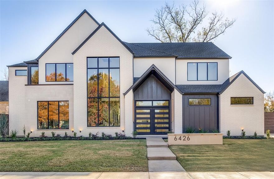 Recently completed stunning new construction by Artistry Design+ Build, perfectly situated in the prestigious heart of Preston Hollow. This exquisite luxury residence boasts 5 spacious bedrooms, 6 full bathrooms, and 2 half bathrooms, offering unparalleled comfort and style. Entertain in elegance with a unique speakeasy off the main dining room, prep and clean win your hidden butlers pantry or unwind by the inviting pool and cabana with access to your own private air-conditioned bathroom complete with its own shower. The outdoor entertainment can also be extended year round on the large patio with TV hook-ups, electronic drop down mosquito screens and space heaters that will make the outdoors feel warm in the winter. The home is designed for modern living with an elevator for easy access to all levels, a sleek glass office for your professional needs, and a dedicated gym to keep you fit. The primary bedroom features heated tiles, a large soaking tub with a zen garden setting, washer and dryer connection in main closet. There is also an additional suite conveniently located on the main floor, three more bedrooms, a full size laundry room, and a versatile living or game room equipped with a wet bar and refrigerator await you upstairs. With an oversized 2 car attached garage and a separate oversized single car garage, you'll have plenty of space for all your vehicles and both can accommodate car lifts to double the capacity. Experience luxury living at its finest. Schedule your private tour today!