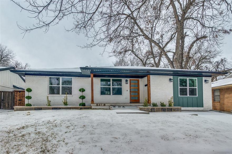 Stunning, fully reimagined home in the heart of Oak Cliff—where modern design meets peace of mind. Conveniently located near Kiest Park and I-35 and US-67 for easy commute, this beautifully renovated property offers effortless access to Downtown Dallas while sitting in a well-established neighborhood. Every inch of this home has been thoughtfully updated from the inside out. Enjoy brand-new hardwood floors, custom kitchen cabinetry, quartz countertops, and all-new stainless steel kitchen appliances that anchor a sleek, functional kitchen complete with a stylish dry bar—perfect for entertaining. Behind the walls, the heavy lifting is already done: new plumbing, new electrical wiring and panel, new insulation, new AC and furnace, and new energy-efficient windows—giving buyers the confidence of modern systems with the charm of a classic Oak Cliff home. Additional upgrades include fully updated bathrooms, fresh interior paint, new baseboards, all new interior and exterior doors, and a new cedar privacy fence that completes the exterior with warmth and durability. This is not a cosmetic flip—this is a true top-to-bottom renovation designed for today’s lifestyle. Move-in ready, worry-free, and beautifully finished. Homes like this don’t sit long. If you’ve been waiting for Oak Cliff done right—this is it! All information contained herein deemed reliable but not guaranteed. Buyer(s) and Buyers agent to verify all information including schools, square footage, dimensions, etc.