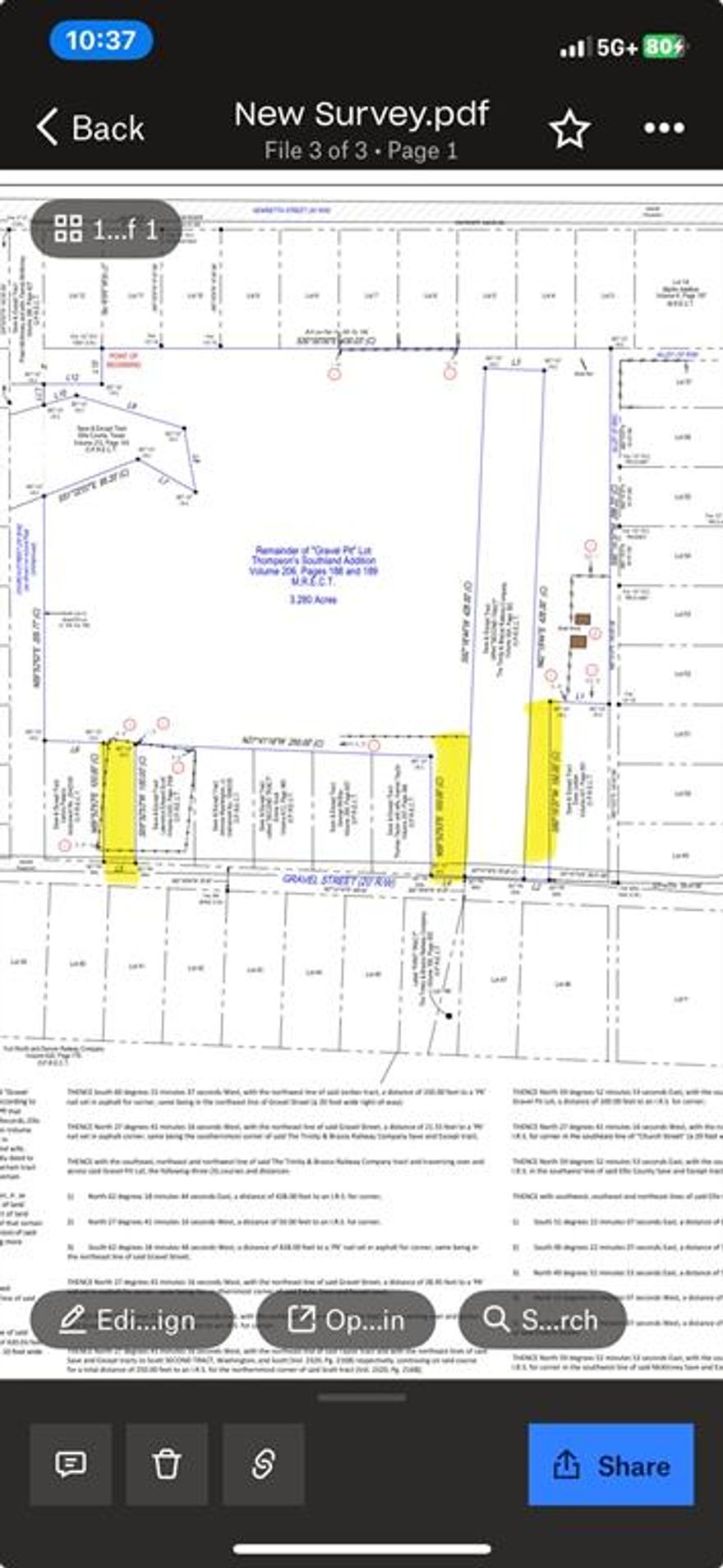 Development opportunity close to downtown Waxahachie.