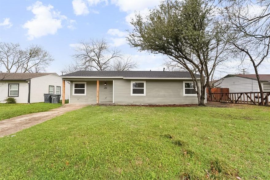 Welcome to 2655 Larry Dr. in Dallas. This freshly updated 4 bedroom, 2 bath home offers a functional floor plan with a spacious living area and plenty of natural light. The kitchen provides ample cabinet and counter space and opens to the living area, making it ideal for everyday living and entertaining. The primary bedroom is light and bright, while the secondary bedrooms offer flexibility for guests, office space, or hobbies. Situated on a generous lot with a large backyard and garage-shop building, this property offers room for outdoor enjoyment. Conveniently located near major highways, shopping, dining, and schools. A great opportunity for homeowners or investors alike. Buyer and buyer’s agent to verify all information including schools, measurements, and square footage.
