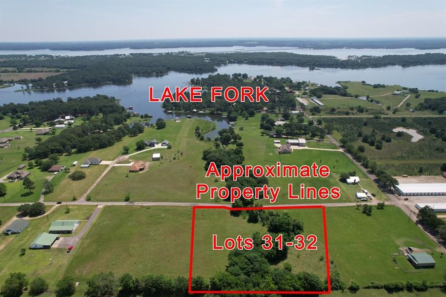 Here are two lots totaling 2.54 acres in a Lake Fork Gated Subdivision with a creek and trees to give you privacy from your neighbors. The tree lined creek would be gorgeous once cleaned up with some landscaping and your custom home sitting on the lot. Property is mostly level with a slight slope to the creek. Fiddlers Green is gated and features a private community boat ramp to Lake Fork. The possibilities are endless here. Bring your best offer, motivated seller is ready to make someone a deal! Seller will consider owner finan'cing with acceptable terms. Buyer to verify any and all information.