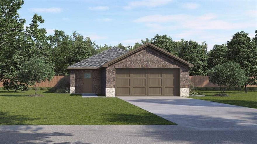 New Construction by DR Horton. Barton Plan - This beautiful 1 story home offers an open layout with 3 Bedrooms, 2 Bathrooms, 2 Car Garage. Energy efficient, and smart home features included.