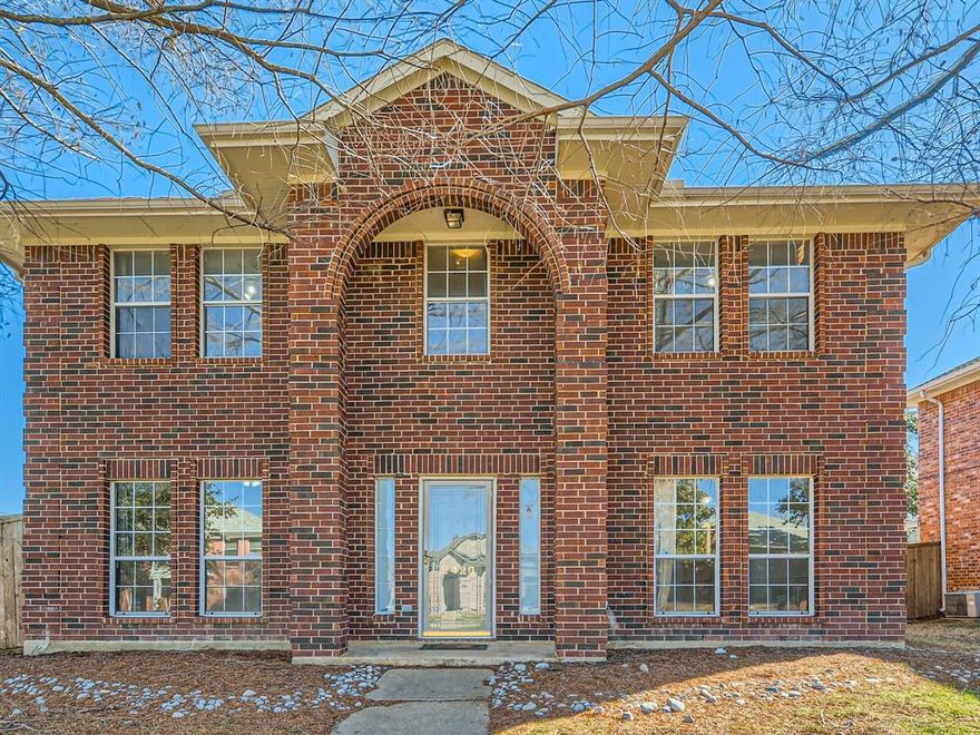 Click the Virtual Tour link to view the 3D walkthrough. Welcome to this lovely two-story red brick home! This move-in ready residence is thoughtfully designed for convenient everyday living and effortless entertaining. The living areas are located on the main floor, while all 4 bedrooms are carefully tucked away upstairs. The spacious living room connects to the kitchen and breakfast area, creating a seamless flow. In addition, make use of the formal dining space and additional family room. The primary suite is a true retreat, generously sized and complete with a sitting area that can easily serve as an office space or nursery. The ensuite bathroom is a luxurious escape, featuring a jetted tub for relaxation, dual sinks for convenience, and a large walk-in closet. Neutral paint tones throughout the home create a versatile and inviting atmosphere, allowing new owners to personalize the space according to their style. Don't miss the opportunity to make this charming residence your own!