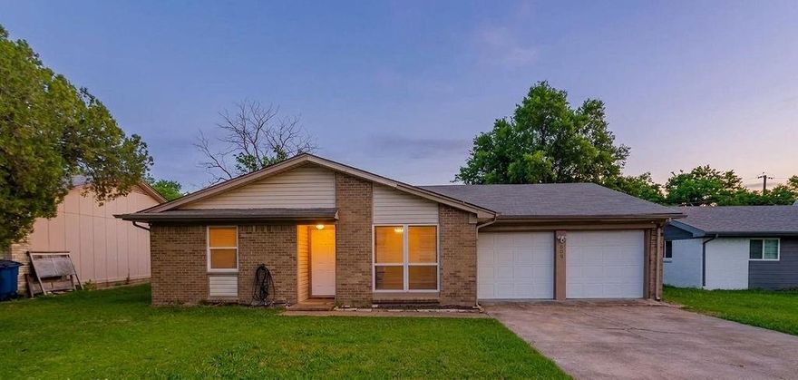 Beautiful, move-in ready home in an established Wylie neighborhood backing directly to Valentine Park, offering immediate access to walking trails, green space, and outdoor recreation right outside your door. Inside, you’ll find a flexible floor plan with multiple living areas, ideal for a home office, media space, or additional bedroom option making this appealing to both homeowners and investors looking for versatility. The home features new flooring in the entry and main living area, ceiling fans throughout, and a layout designed for comfortable everyday living. The chefs kitchen provides excellent storage with a large pantry and has been updated with a brand new oven, new stainless steel refrigerator, and freshly painted cabinets   adding value and move-in ready convenience. Come bake your best cookies. Step outside with your Texas Tea to enjoy a spacious backyard with room to expand, entertain, or garden, complete with peaceful park views  and with no rear neighbor which is an attractive feature for both buyers and rental potential. Additional highlights include a 2-car garage with laundry space and attic storage with flooring and insulation, offering practical functionality and extra storage. Location is key here just minutes from local Wylie favorites including Historic Downtown Wylie, Woodbridge Golf Club, Lavon Lake, and Murphy Marketplace, with easy access to shopping, dining, and major commuting routes into Plano, Richardson, and North Dallas. For buyers, this home offers affordability, flexibility, and outdoor lifestyle. For investors, it presents a strong opportunity with rental demand in a growing area, proximity to parks and amenities, and features that appeal to long-term tenants.