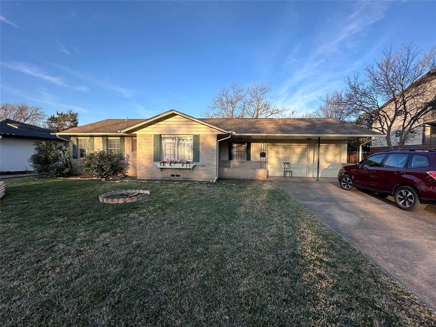 North Oak Cliff Move in Ready home Located at the end of a cul-de-sac that is quietly tucked away in the neighborhood, the property has a very large backyard with a trellis covered brick patio and storage shed and alley access. Kitchen has new cabinets and counter tops. refrigerator also to convey with the home. In addition to the nearby Bishops Art district is Kidd Springs Park, iconic Stevens Park golf course, the beautiful Kessler Park and Downtown Dallas is only minutes away.